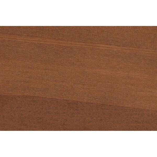 Baxton Studio Roald Mid-Century Modern Grey Fabric and Walnut Brown Wood Queen Size Platform Bed - 246-12644-9411-ZORO