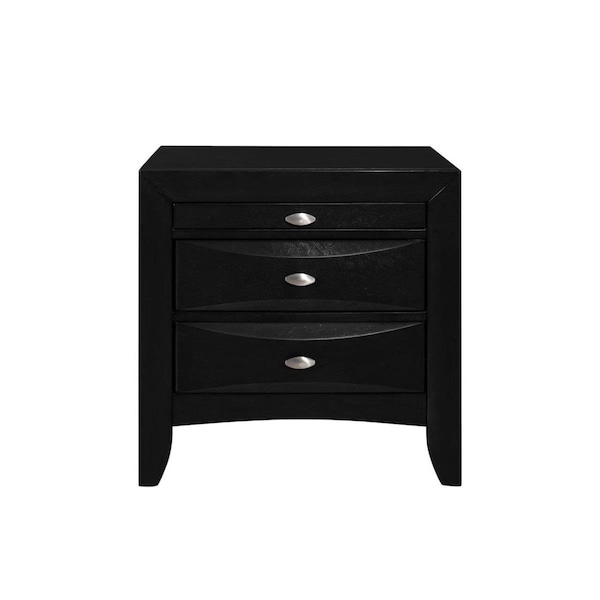 Global Furniture Usa LINDA-BL-FB M Linda Full Bed, Black - LINDA-BL-FB (M)