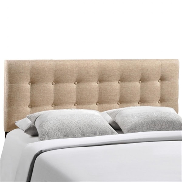 East End Imports Emily Full Fabric Headboard- Beige - MOD-5172-BEI
