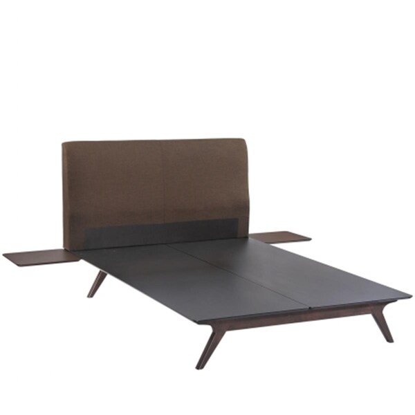 Modway Furniture Tracy 3 Piece Queen Bedroom Set, Cappuccino Brown - 84 x 59 x 43 in. - MOD-5257-CAP-BRN-SET