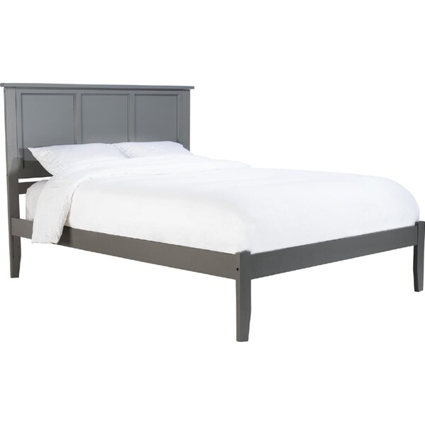 Atlantic Furniture Madison King Platform Bed With Open Foot Board - Grey - AR8651009