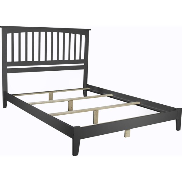Atlantic Furniture Mission Queen Traditional Bed - Grey - AR8741039