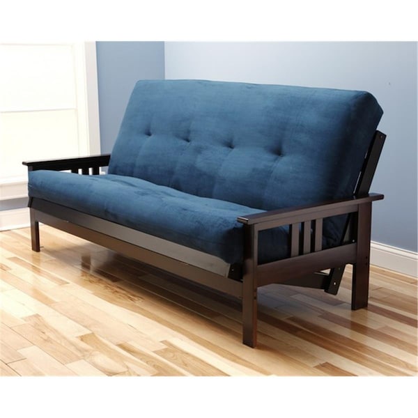 Kodiak Monterey Frame Queen Suede Mattress- Blue - Blue - KFQMOEPSNAVYLF5MD3