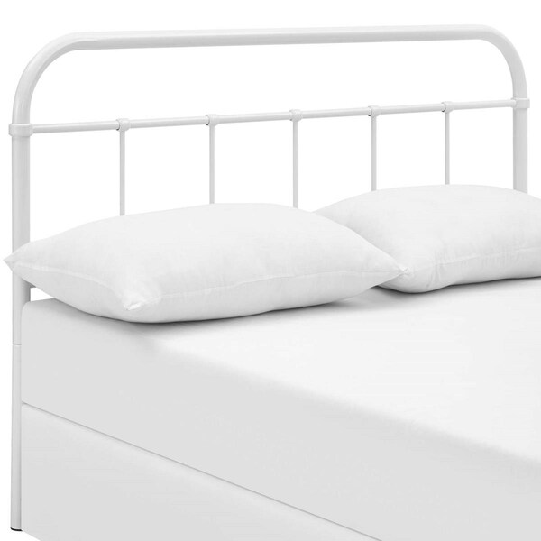 Modway Furniture 40.5 x 57 in. Serena Full Steel Headboard White - MOD-5535-WHI