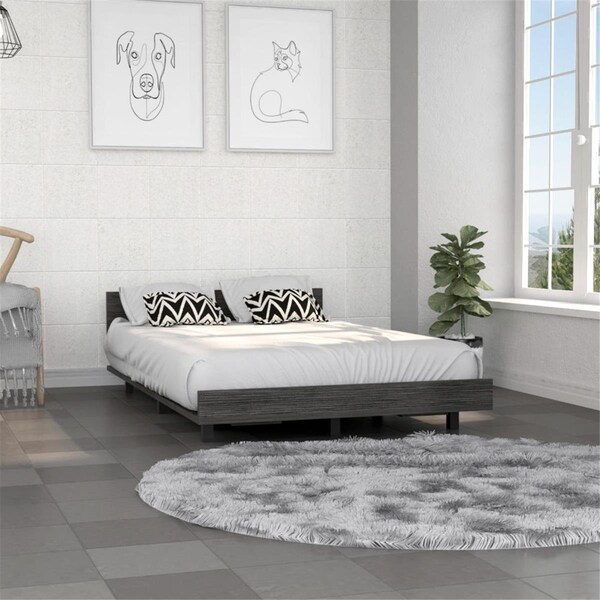 Depot E-Shop Ethereal Bed, Black - Twin Size - DE-CLW7974