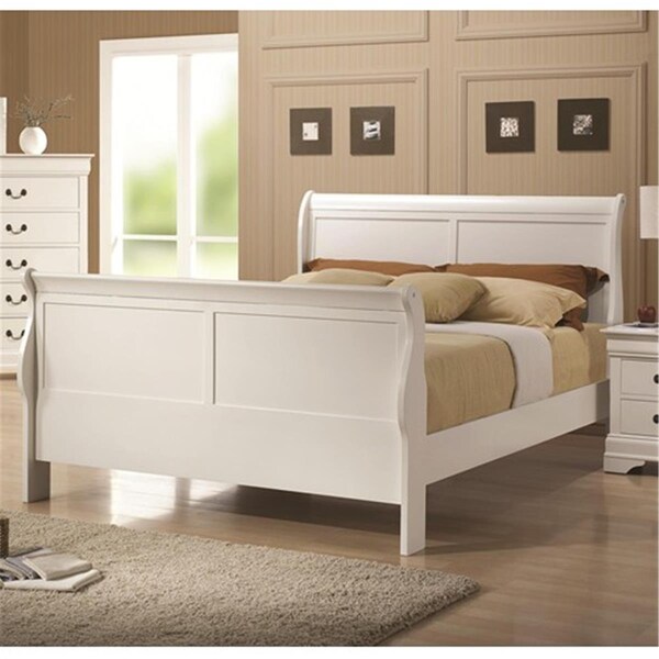 Designed To Furnish Louis Philippe 204 White Finish Queen - White - DE757257