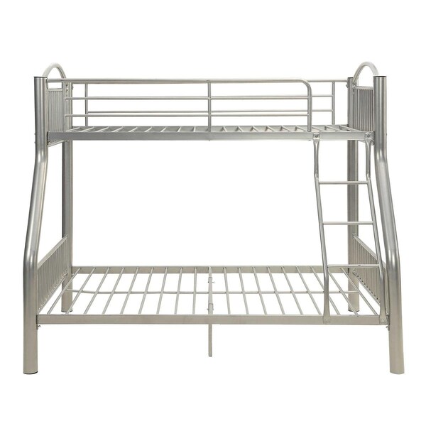 Salle De Bain Usa 67 x 78 x 56 in. Metal Twin Over Full Bunkbed - Silver - SA3092153