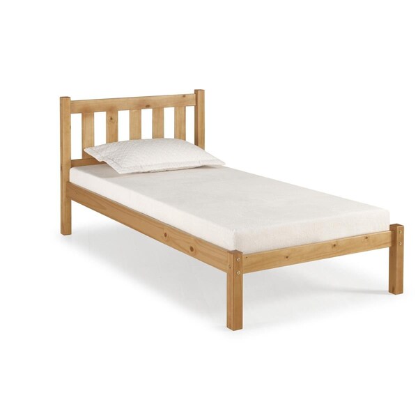Kd Cama De Bebe Poppy Twin Size Wood Platform Bed Cinnamon - KD3251412