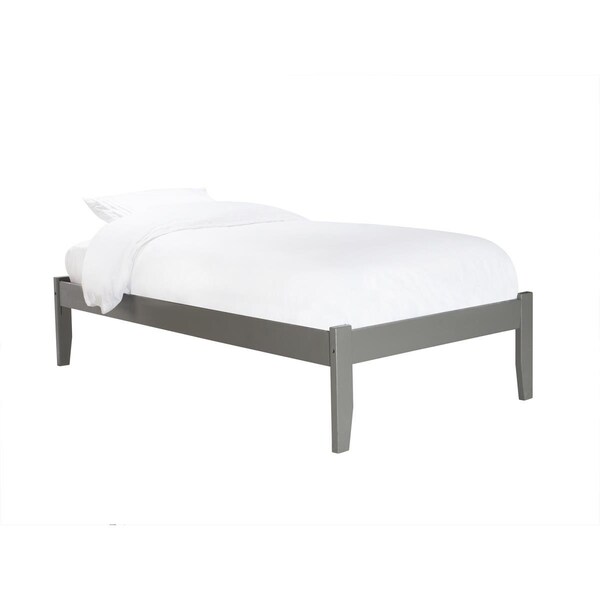 Atlantic Furniture Concord Twin XL Platform Bed with Open Foot Board - Grey - AR8011009