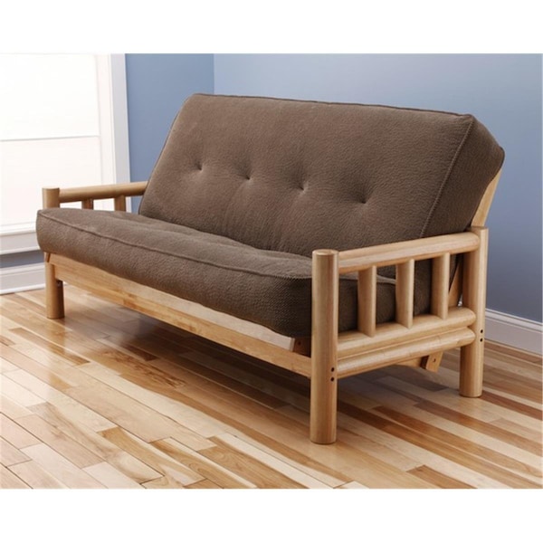 Kodiak Lodge Frame Marmont Mocha Full Mattress- Light Brown - Light Brown - KFLDMMOCHLF5MD3