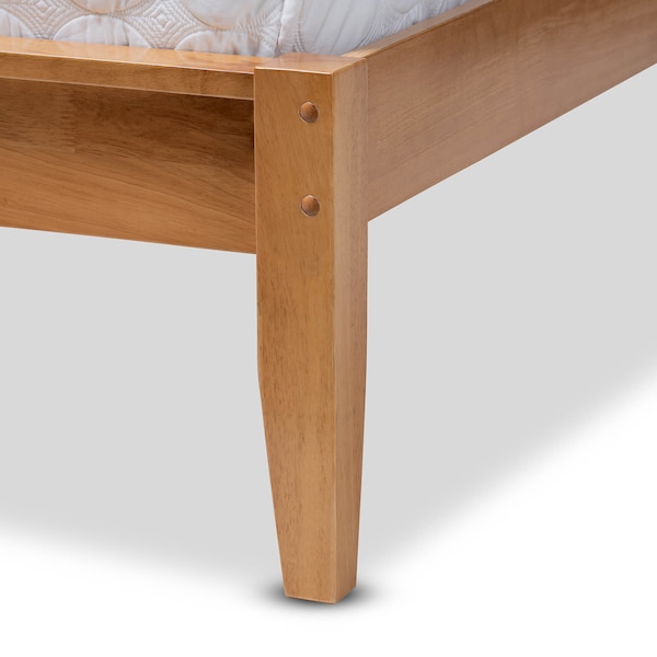 Baxton Studio Marana Modern Oak and Pine Finished Wood King Size Platform Bed - 147-8084