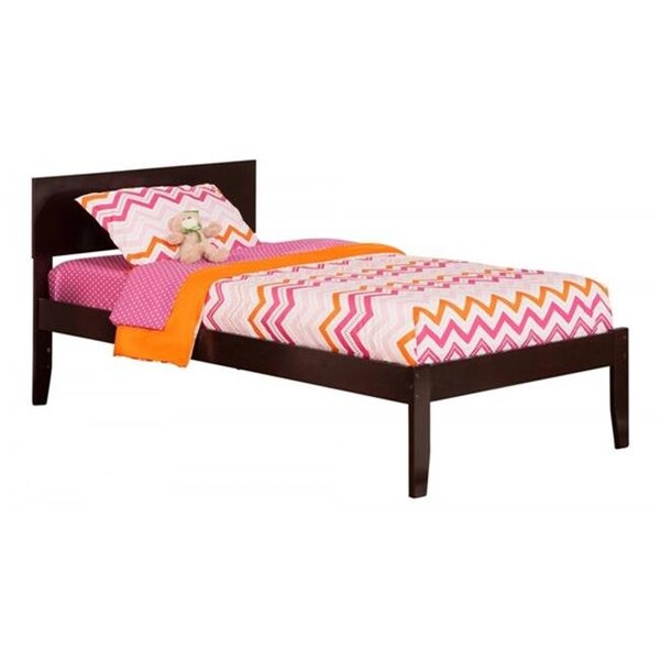 Atlantic Furniture Atlantic Furniture AR8111031 Orlando Bed; Espresso - Twin Extra Large - AR8111031