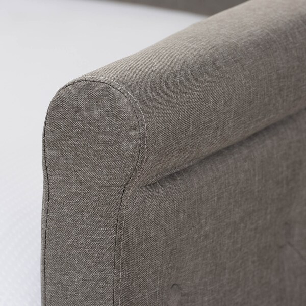 Baxton Studio Alena Modern Light Grey Daybed with Trundle - 135-7434