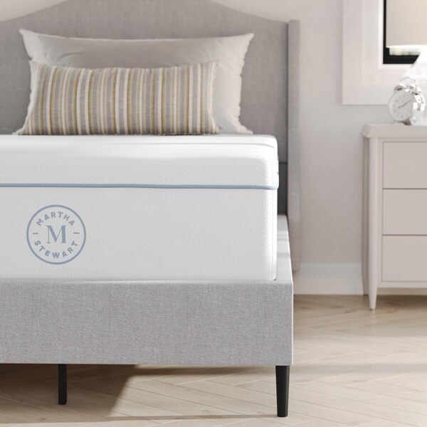 Martha Stewart SleepComplete 12 Inch Twin Medium Firm Hybrid Pocket Spring and Foam Dual-Action Cooling Mattress - CL-MODE1-12T-MS