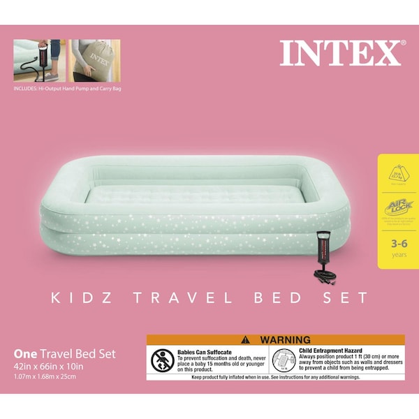 Intex Intex Kids Travel Bed Twin Pump Included - 66810EP