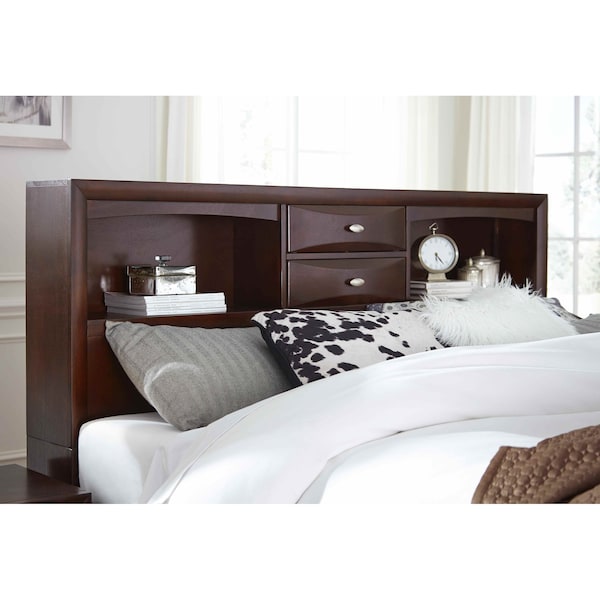 Global Furniture Usa Transitional  Linda Merlot Queen Bed - 3021