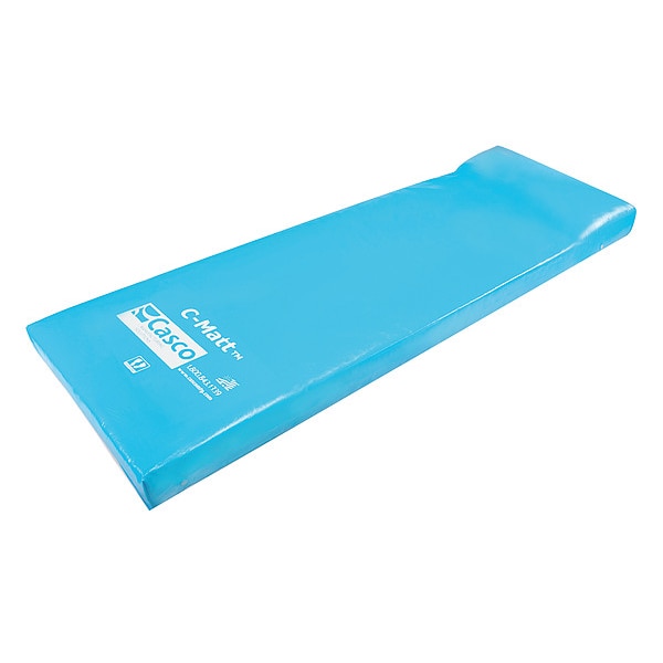 C-Matt Mattress, 75x25in, 8 oz Poly, Blue, Pillow - H11898