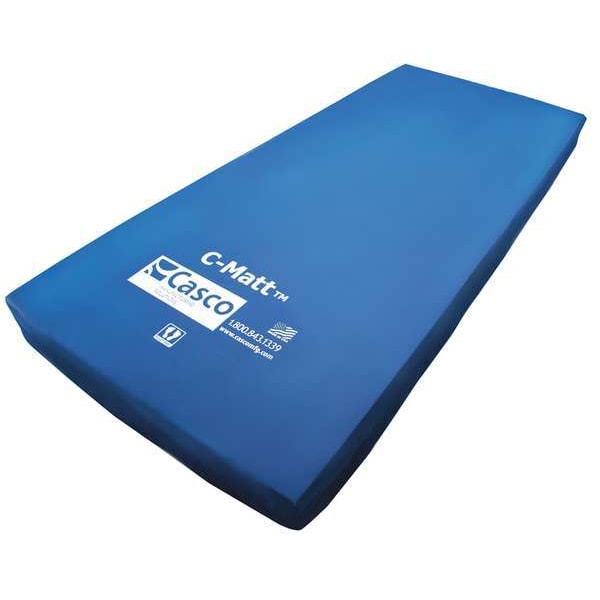C-Matt Mattress, Navy/Blk, 6 in.H, Fire Protection - H12046
