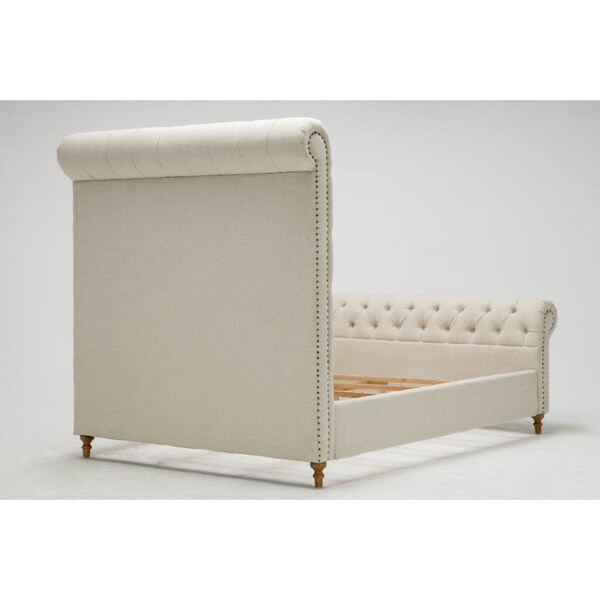 Manhattan Comfort Empire Full-Size Bed in Cream - BD001-FL-CR