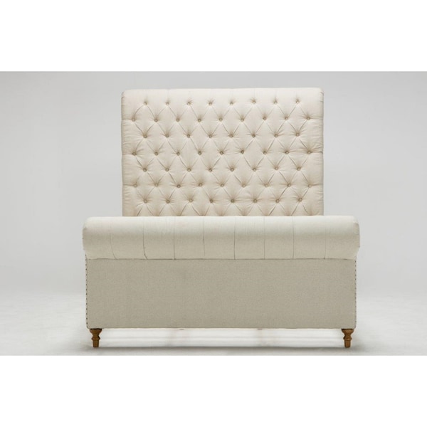 Manhattan Comfort Empire Full-Size Bed in Cream - BD001-FL-CR