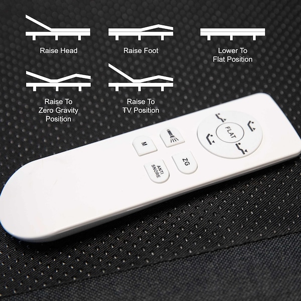 Flash Furniture Twin XL Adjustable Bed Base-Wireless Remote - AL-DM0201-TXL-GG