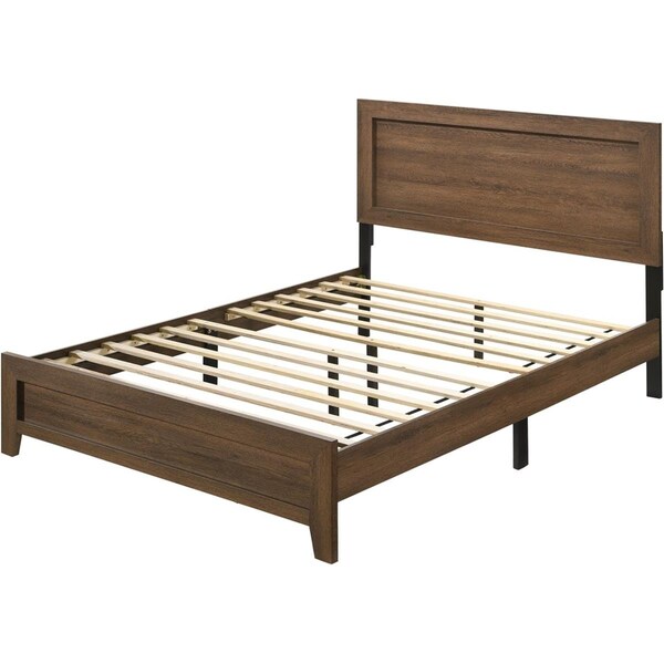 Acme Furniture Industry ACME Furniture 84 x 78 x 43 in. Miquell Eastern Bed, Oak - King Size - 28047EK