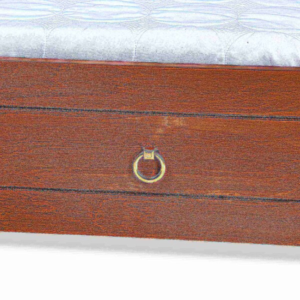 Baxton Studio Alya Classic Farmhouse Walnut Brown Finished Wood Full Size Daybed with Roll-Out Trundle Bed - 182-11173-10833-ZORO