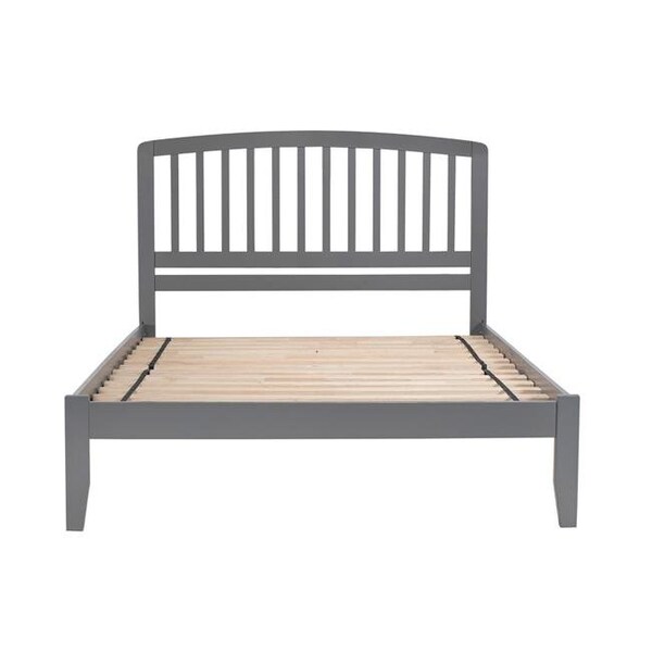 Atlantic Furniture Atlantic Furniture AR8841009 62.63 x 82.5 x 50 in. Richmond Platform Bed with Open Foot Board in Grey - Queen Size - AR8841009