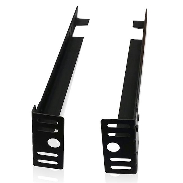 Hypersign Digital Signage Tristate Apartment Furnishres B9016 Extension Bracket for Footboard Attachment - Black; 4 x 16 x 2 in. - B9016