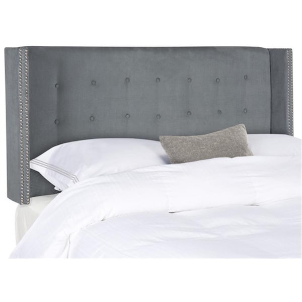Safavieh Keegan Full Size Headboard, Grey Velvet - MCR4007C-F