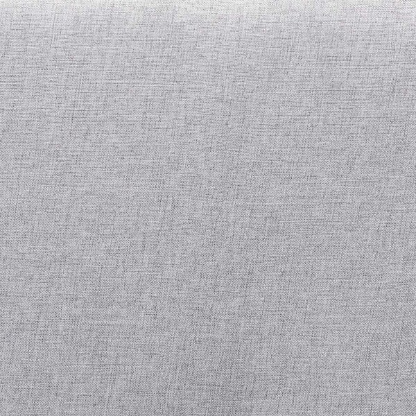 Baxton Studio Abner Transitional Light Grey Fabric Upholstered and Walnut Brown Finished Wood Headboard-Queen - 191-11524-ZORO