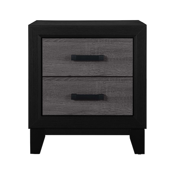 Global Furniture Usa Farmhouse  Lisbon Grey/Black Queen Bed Group - 4436
