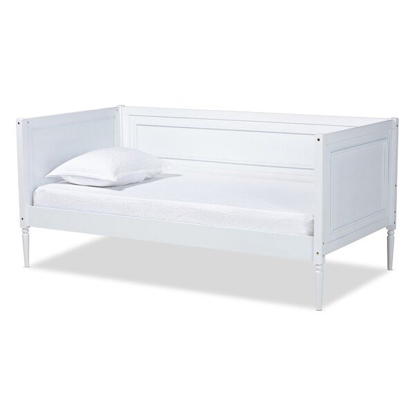 Baxton Studio Daniella ModernWhite Finished Wood Daybed - 193-11519-ZORO