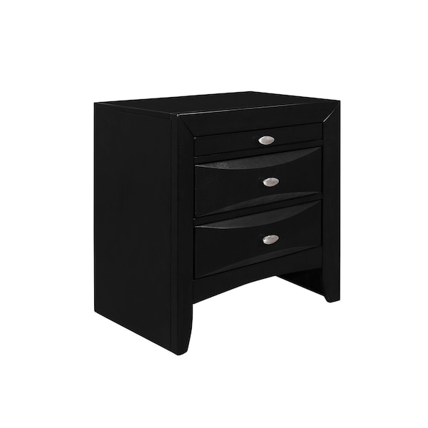 Global Furniture Usa Transitional  Linda Black Full Bed Group - 2865