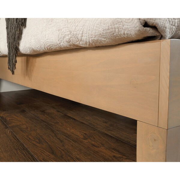 Sauder Cannery Bridge Sq Leg Wd Tw Plat Bed 3a , Fits twin-sized mattress - 429428