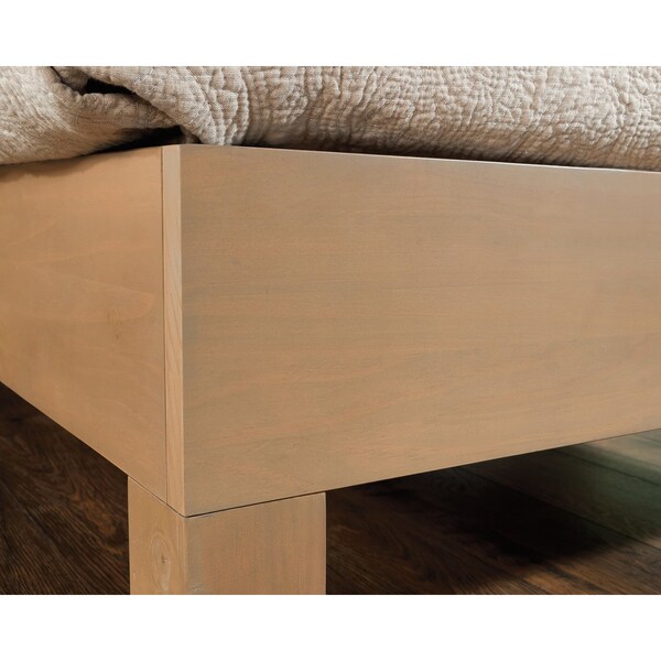 Sauder Cannery Bridge Sq Leg Wd Tw Plat Bed 3a , Fits twin-sized mattress - 429428