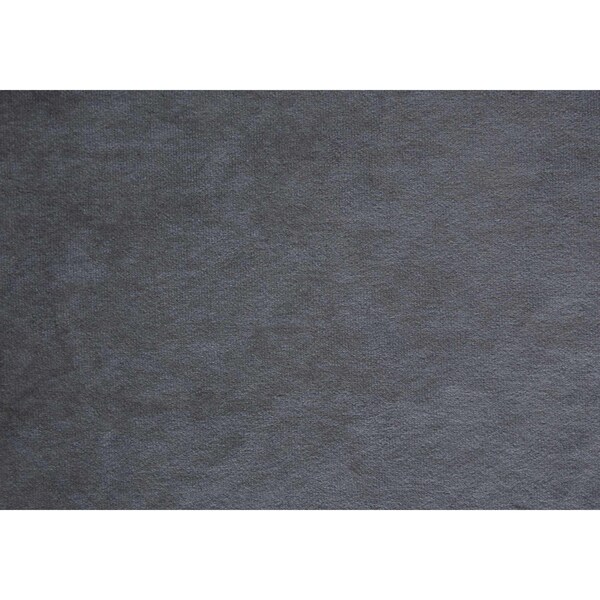 Homeroots Dark Gray Velvet with Chrome Trim Twin Size Bed45.25 x 82.75 x 49.75 in. - 355771