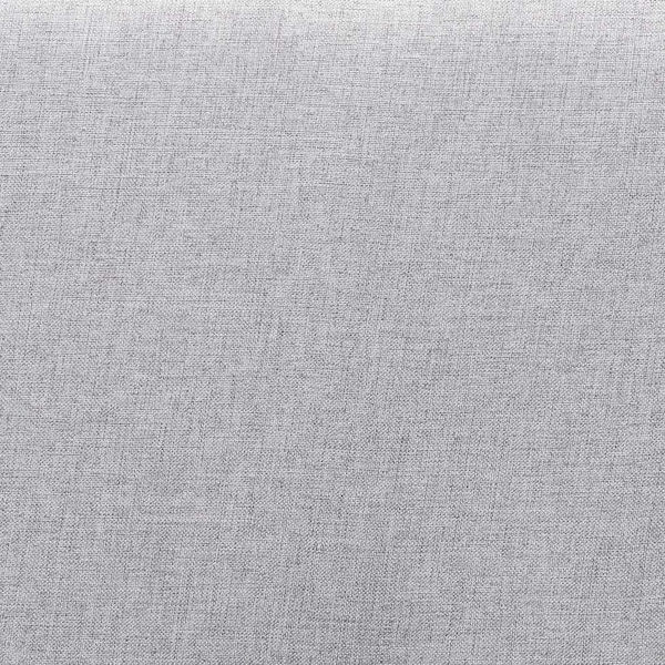 Baxton Studio Dexter Modern Light Grey Fabric Upholstered and Walnut Brown Finished Wood Headboard-Full - 191-11531-ZORO