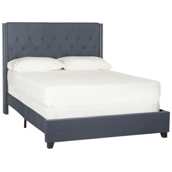 Safavieh Winslet Full Size Bed- Navy - 55.5 x 59.5 x 83.5 in. - FOX6212C-F