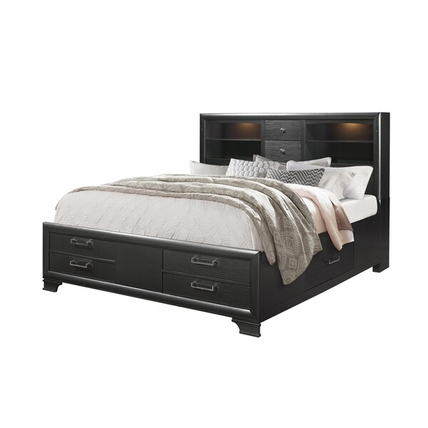 Global Furniture Usa Transitional Glam  Jordyn Grey Full Bed - 2995
