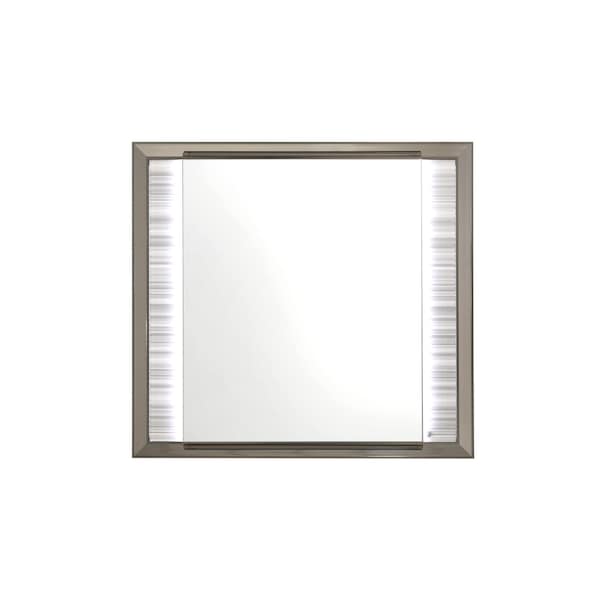 Global Furniture Usa Modern  Zebra Zambrano White King Bed Group With Vanity Set - 5128