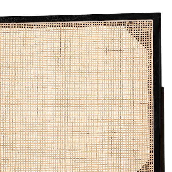 Bali & Pari Aurelia Modern Bohemian Natural Rattan Queen Size Headboard - 236-13329-ZORO