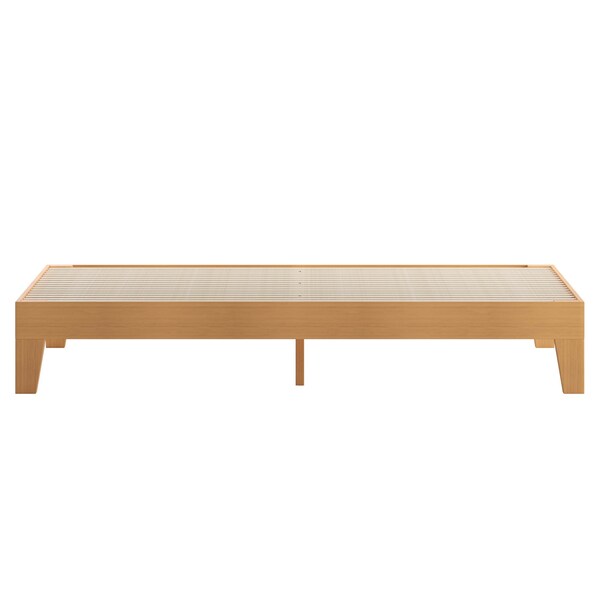 Flash Furniture Natural Pine King Size Solid Wood Platform Bed - YKC-1090-K-NAT-GG