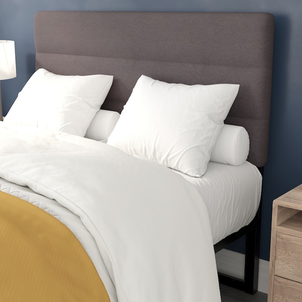 Flash Furniture Gray Tufted Fabric Upholstered Full Headboard - TW-3WLHB21-GY-F-GG