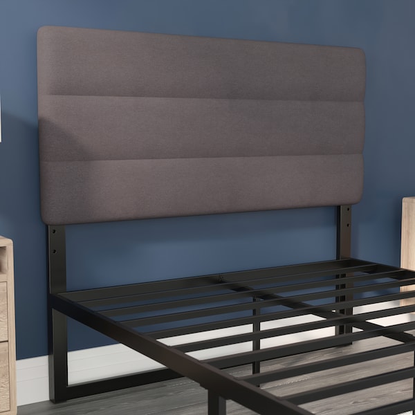 Flash Furniture Gray Tufted Fabric Upholstered Full Headboard - TW-3WLHB21-GY-F-GG