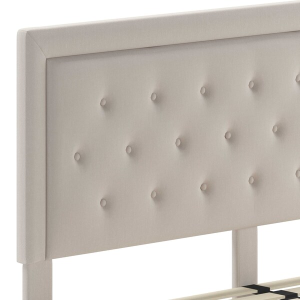 Flash Furniture Roxbury King Platform Bed, Beige - SL-BK5-K-B-GG