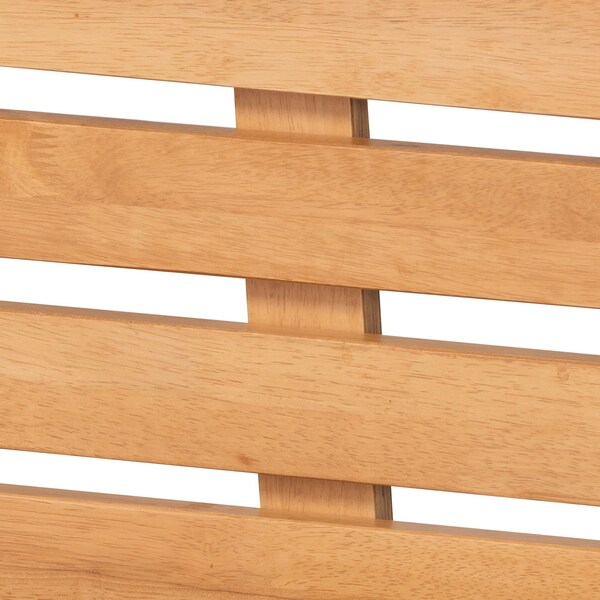 Baxton Studio Joaquin Modern Japandi Rustic Brown Finished Wood Queen Size Platform Bed - 235-13241-ZORO
