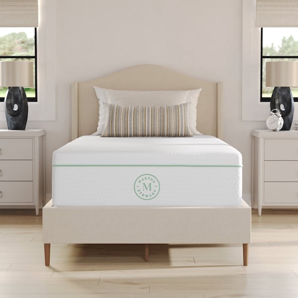 Martha Stewart SleepComplete 12 Inch Twin Medium Firm Triple-Action Cooling Gel Memory Foam Mattress - CL-MODD1-12T-MS