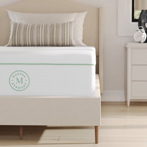 Martha Stewart SleepComplete 12 Inch Twin Medium Firm Triple-Action Cooling Gel Memory Foam Mattress - CL-MODD1-12T-MS