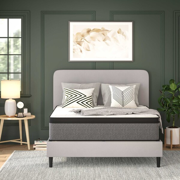 Flash Furniture Queen 13" Pressure Relief Pillow Top Mattress - CL-ET232-13-Q-GG